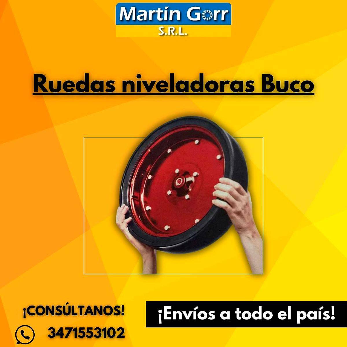 Ruedas Niveladoras Buco Todas las Medidas Consúltanos