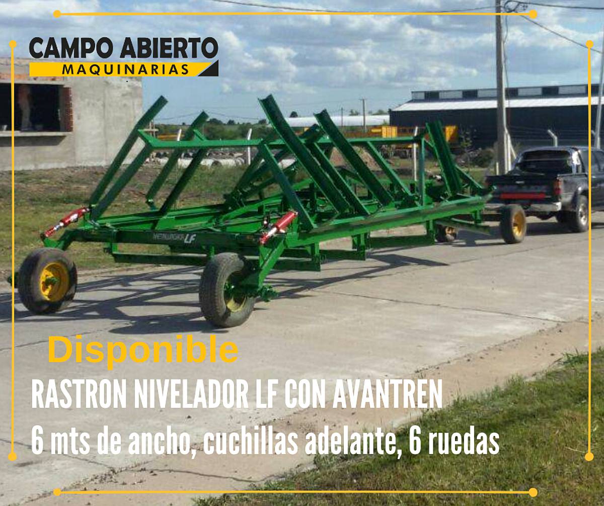 Rastron Desterronador Meltalurgica LF de 3,5 - 5 - 6 - 7 Mts