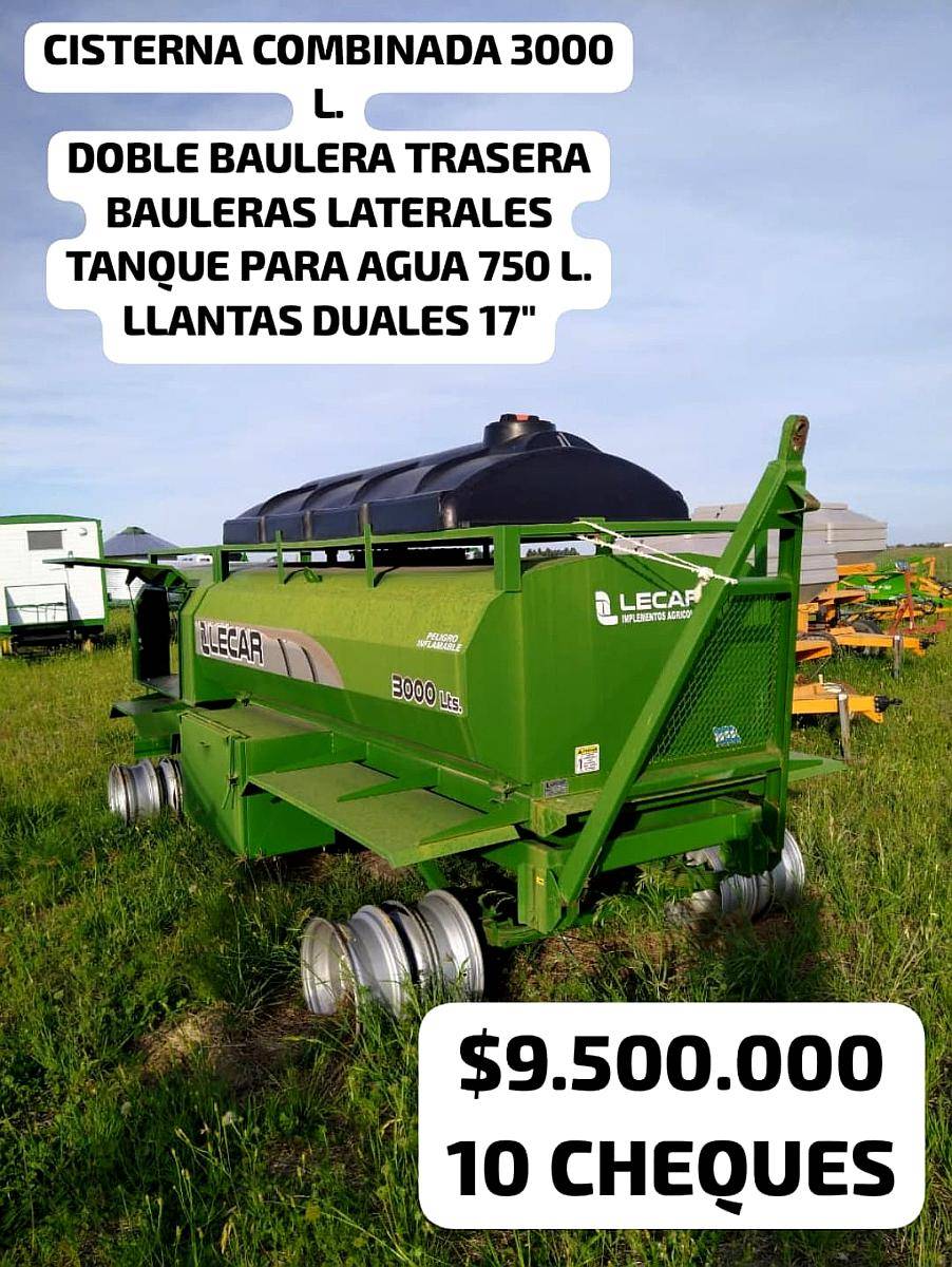Cisterna Combinada 3000 L. Lecar