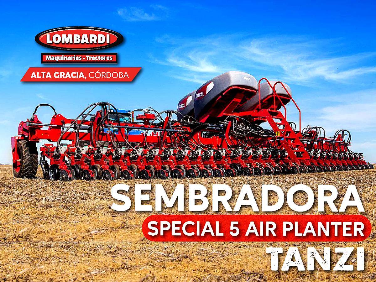 Sembradora Tanzi Special 5 AIR Planter Lista para Trabajar