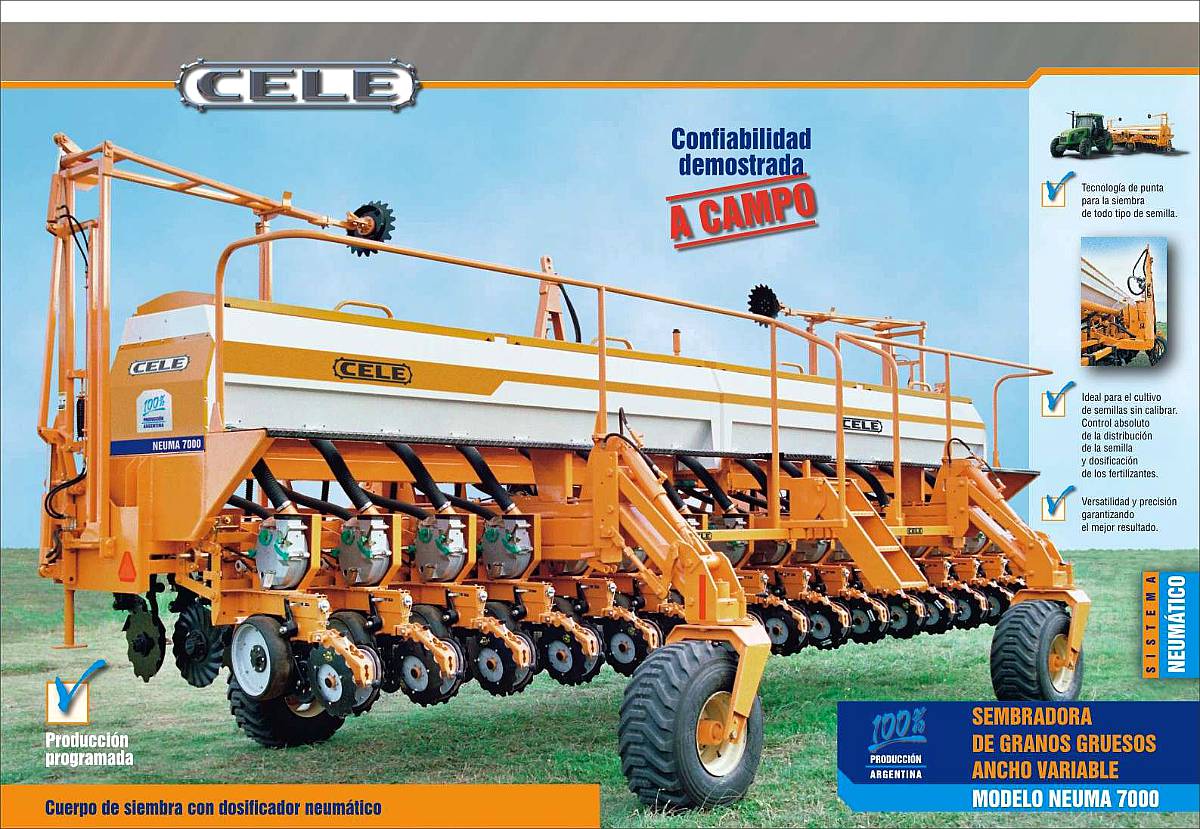 Sembradora Cele Neuma 7000