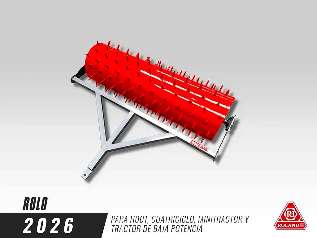 Rolo con Puas para Aireado y Descompactación de Suelo 1mt