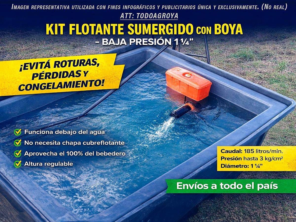 Kit de Flotante Sumergido con Boya – Baja Presión