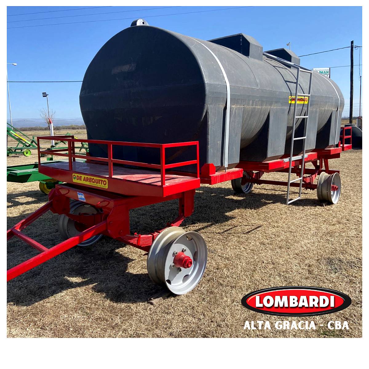 Acoplado con Tanque Plástico - 8.000lts - de Arequito