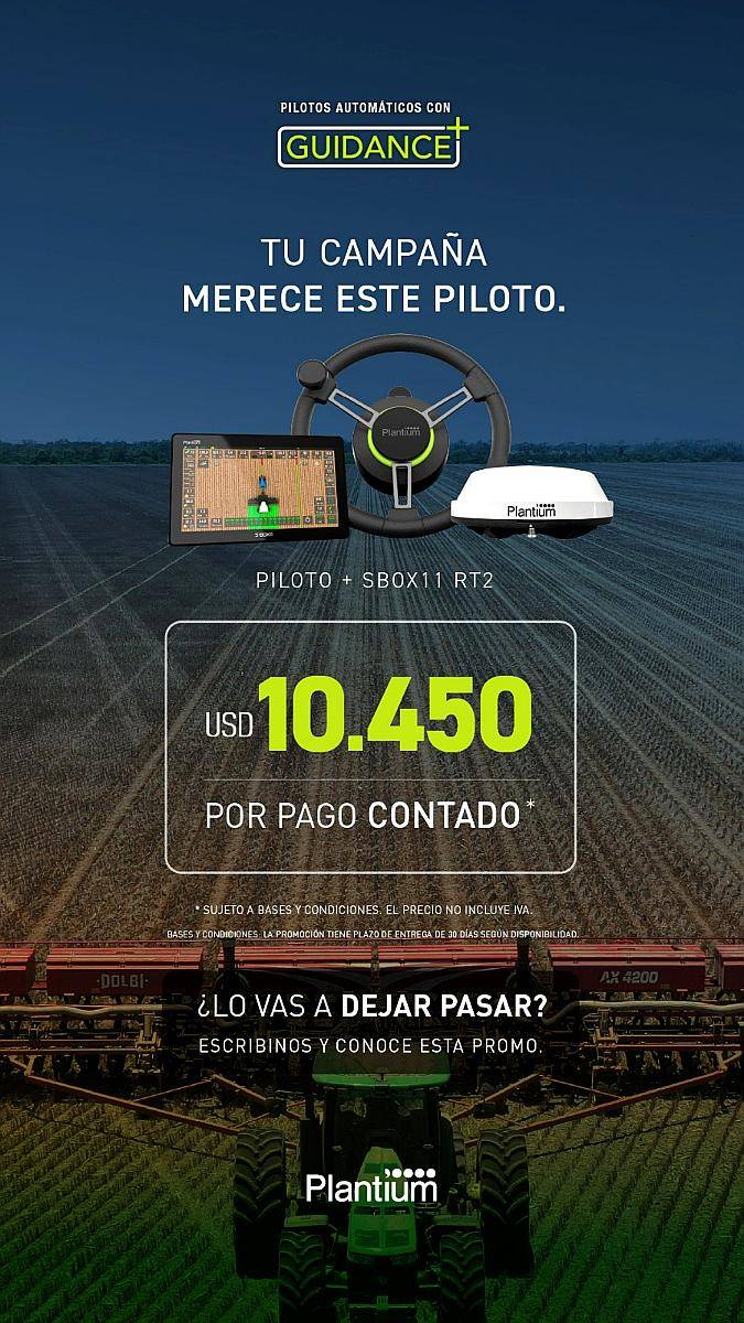 Piloto Automático Plantium Guidance+ SBOX11 Promo Especial