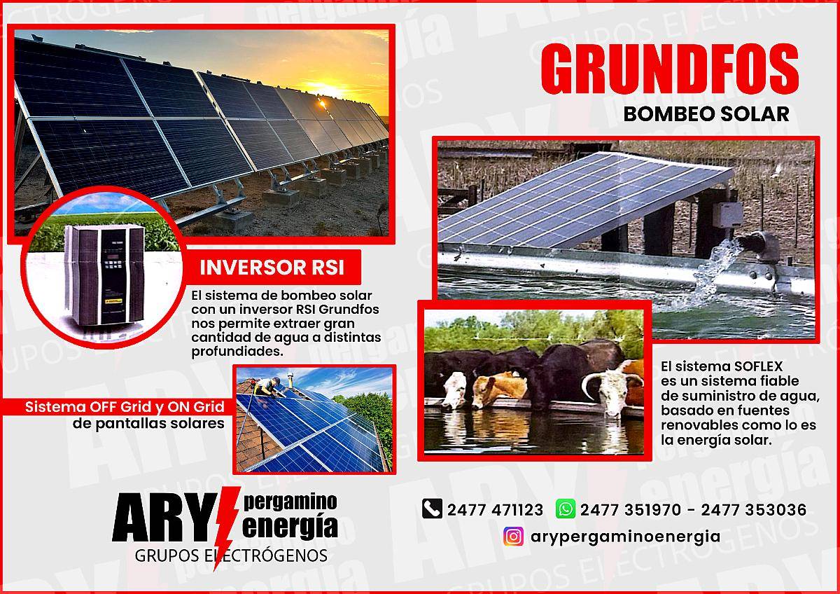 Bombeo Solar, Autonomia y Ahorro