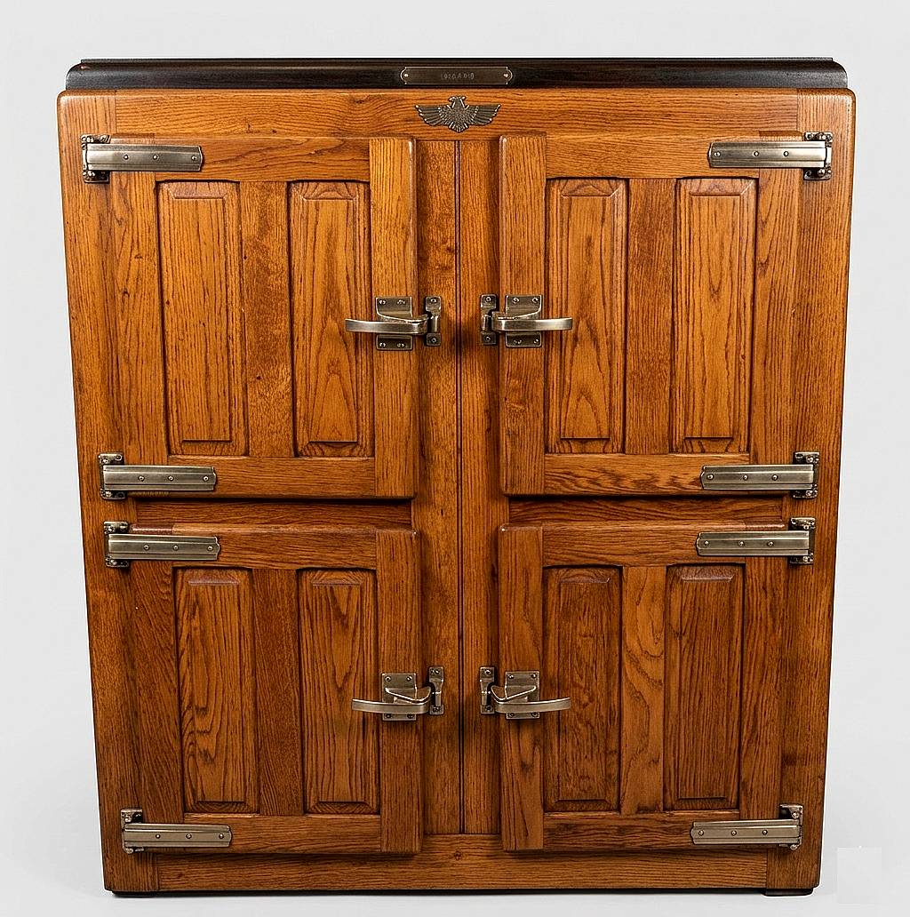 Heladera Puerta de Madera