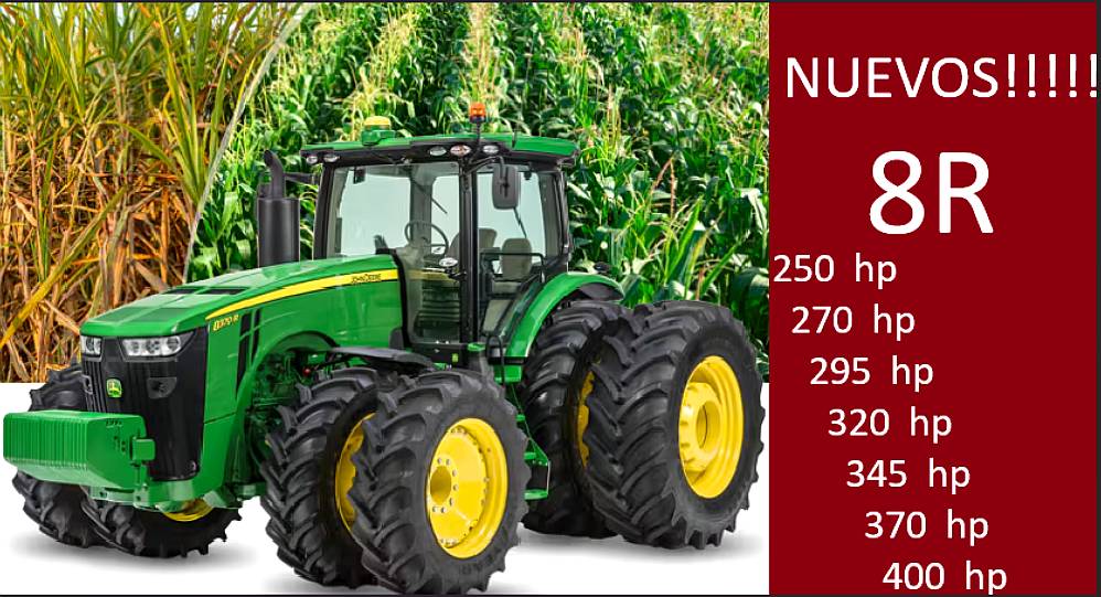 Tracrores John Deere Serie 8 R Unidades Nuevas