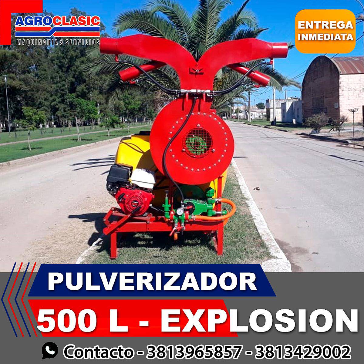 Pulverizador a Explosion 500 L