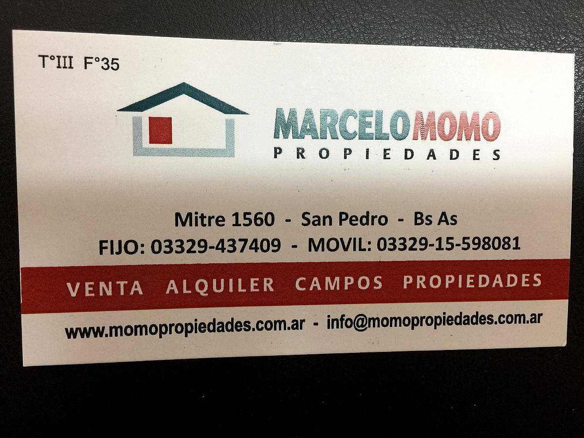 Inmobiliaria Rural Zona Norte de la Provincia de BS AS.