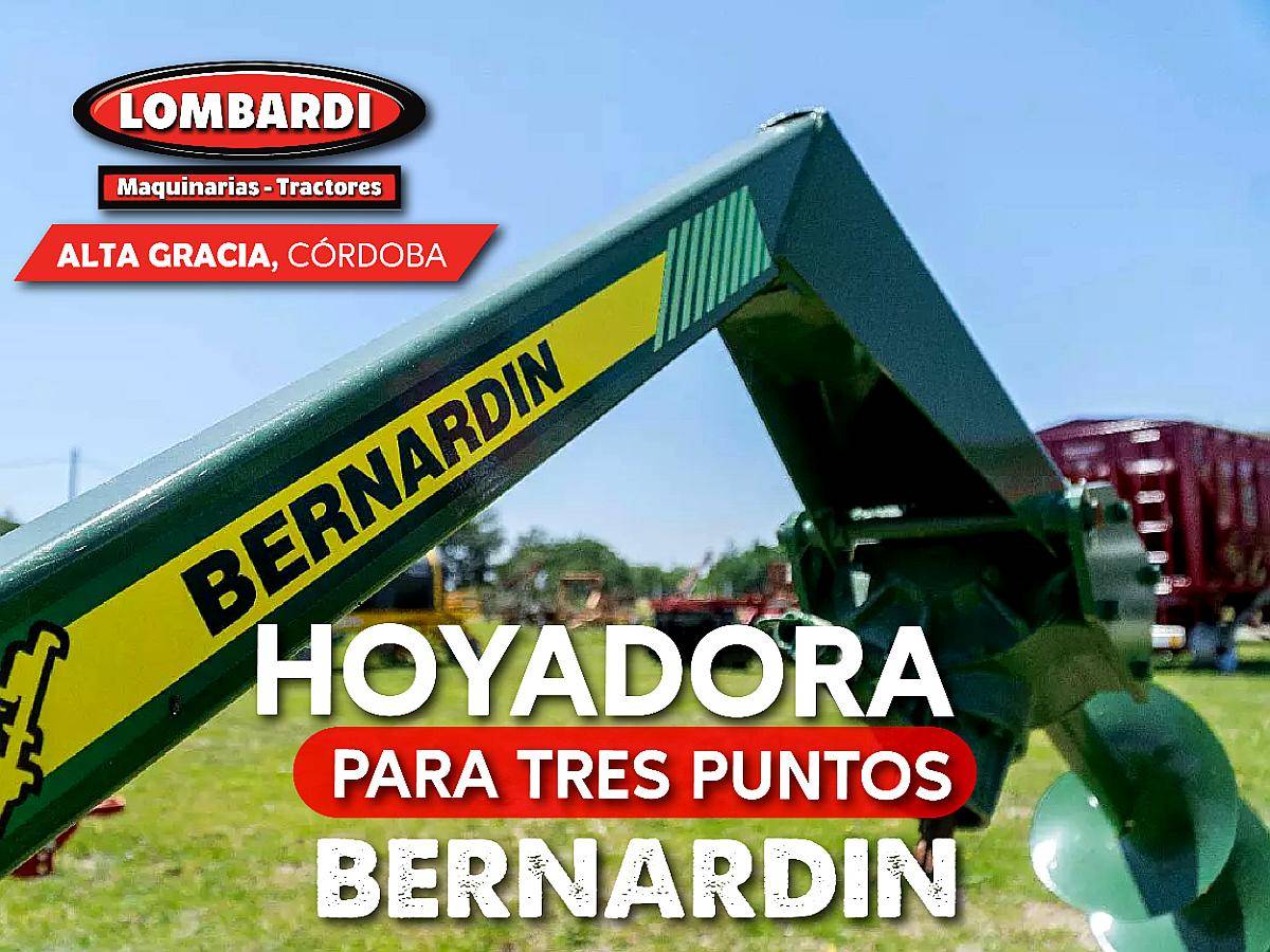 Hoyadora para Tres Puntos Bernardin Lista para Trabajar