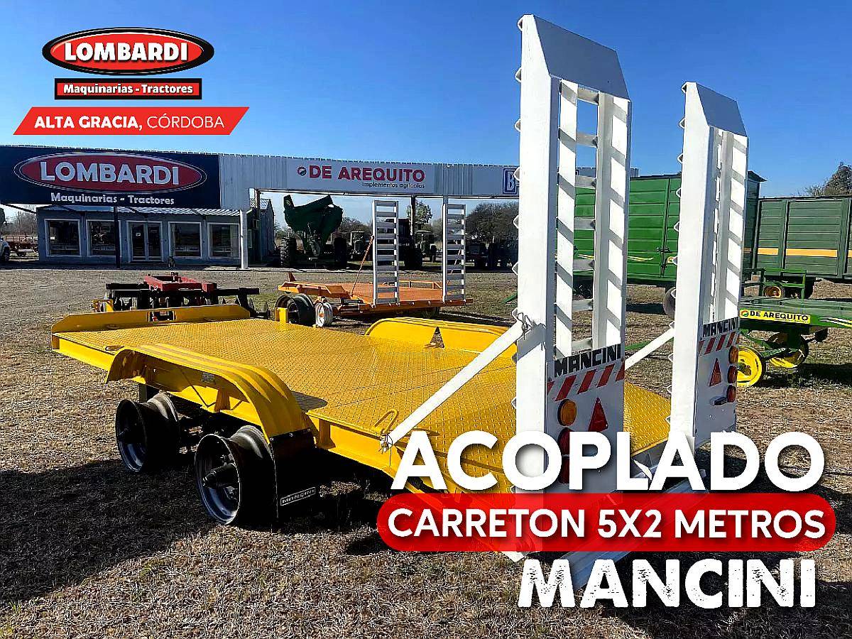 Acoplado Trailer Carretón Mancini Listo para Trabajar
