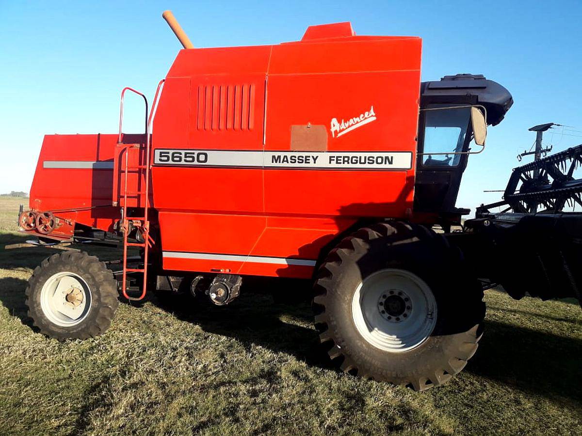 Cosechadora MF 5650 Primera Mano 2008 impecable Agroads