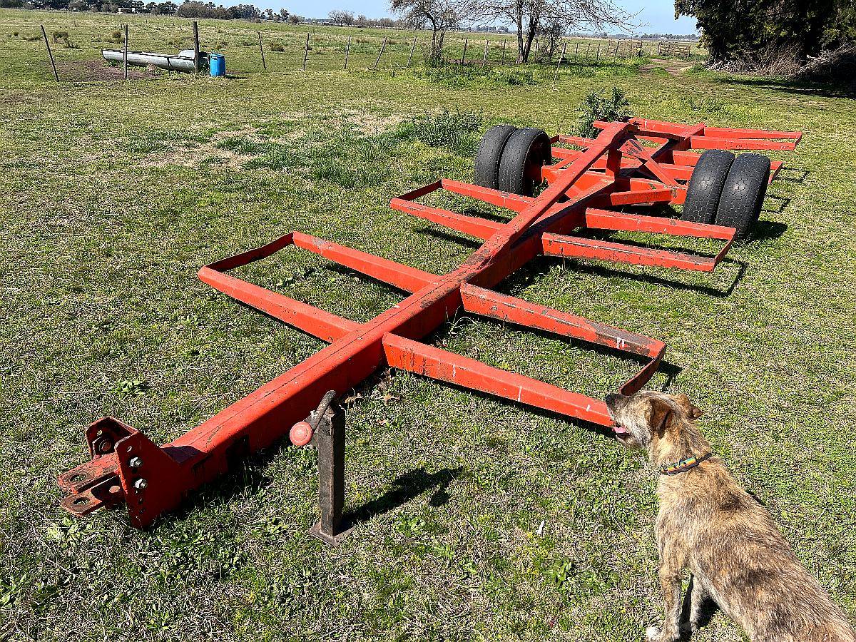 Carro Porta Transportador 8 Rollos Robusto con Duales