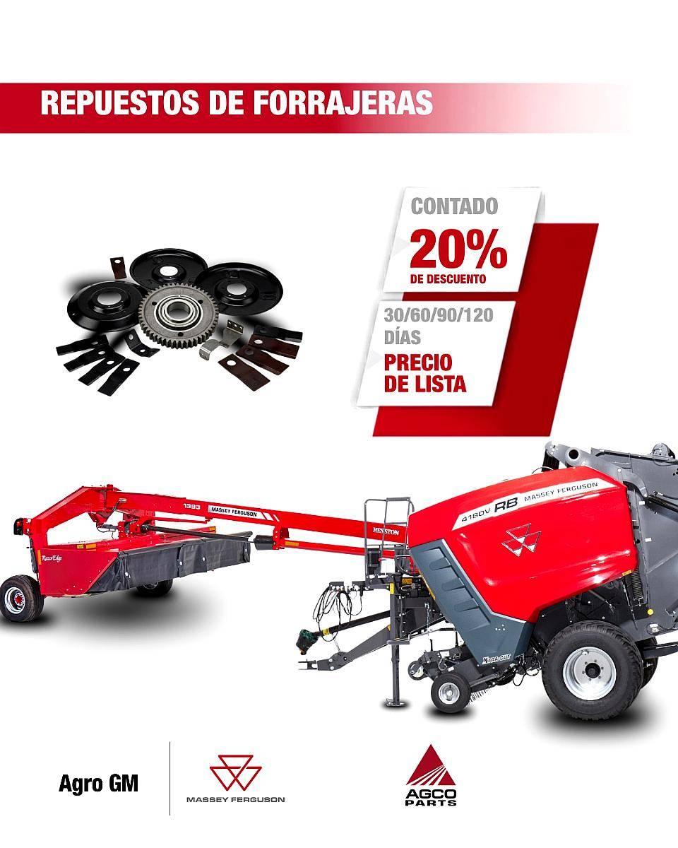 Repuestos de Forraje - 20%off Pago Contado