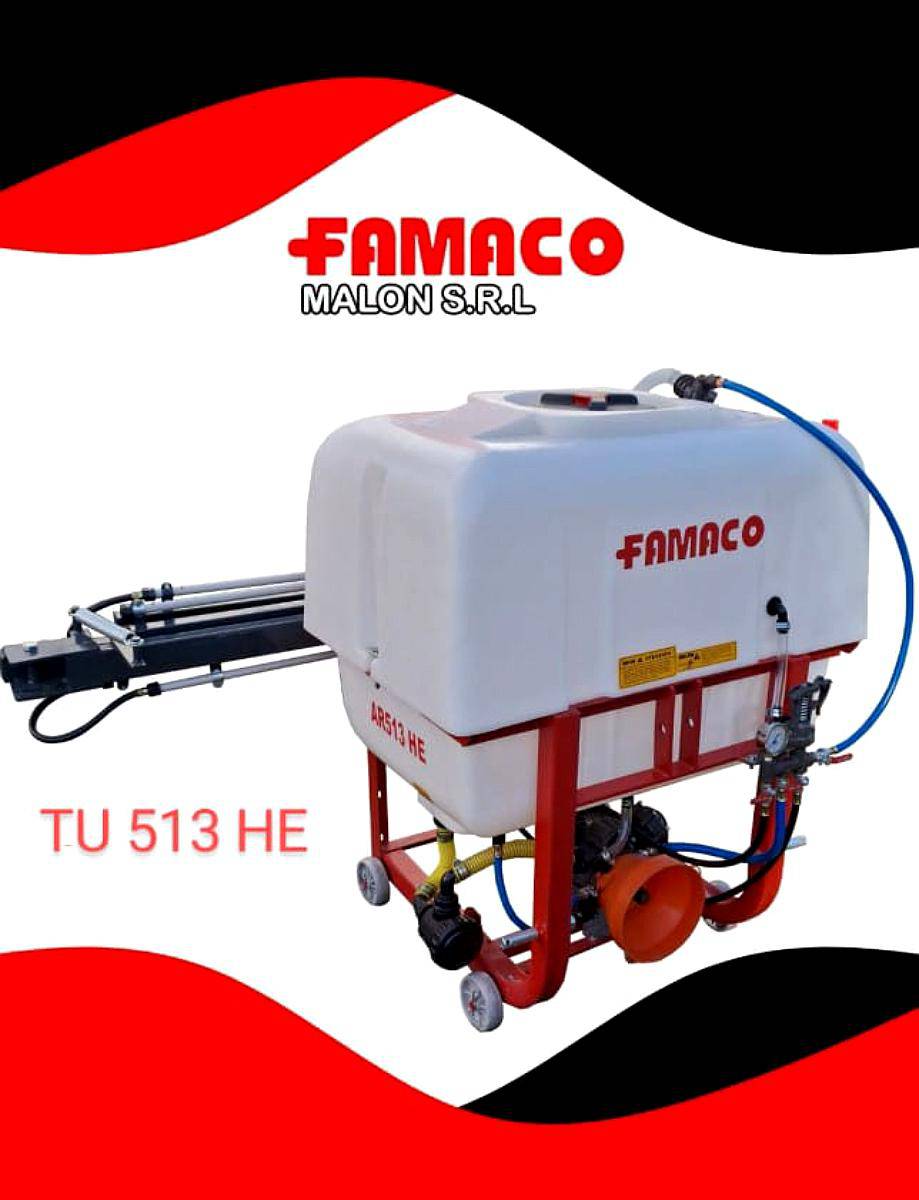 Pulverizador para 3 Puntos 500 Lts. 10mts. TU 513 HE Famaco