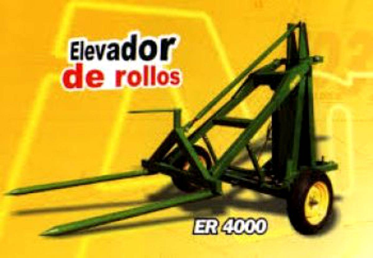 Cargador de Rollos y Fardos Elevador Agroar ER 4000