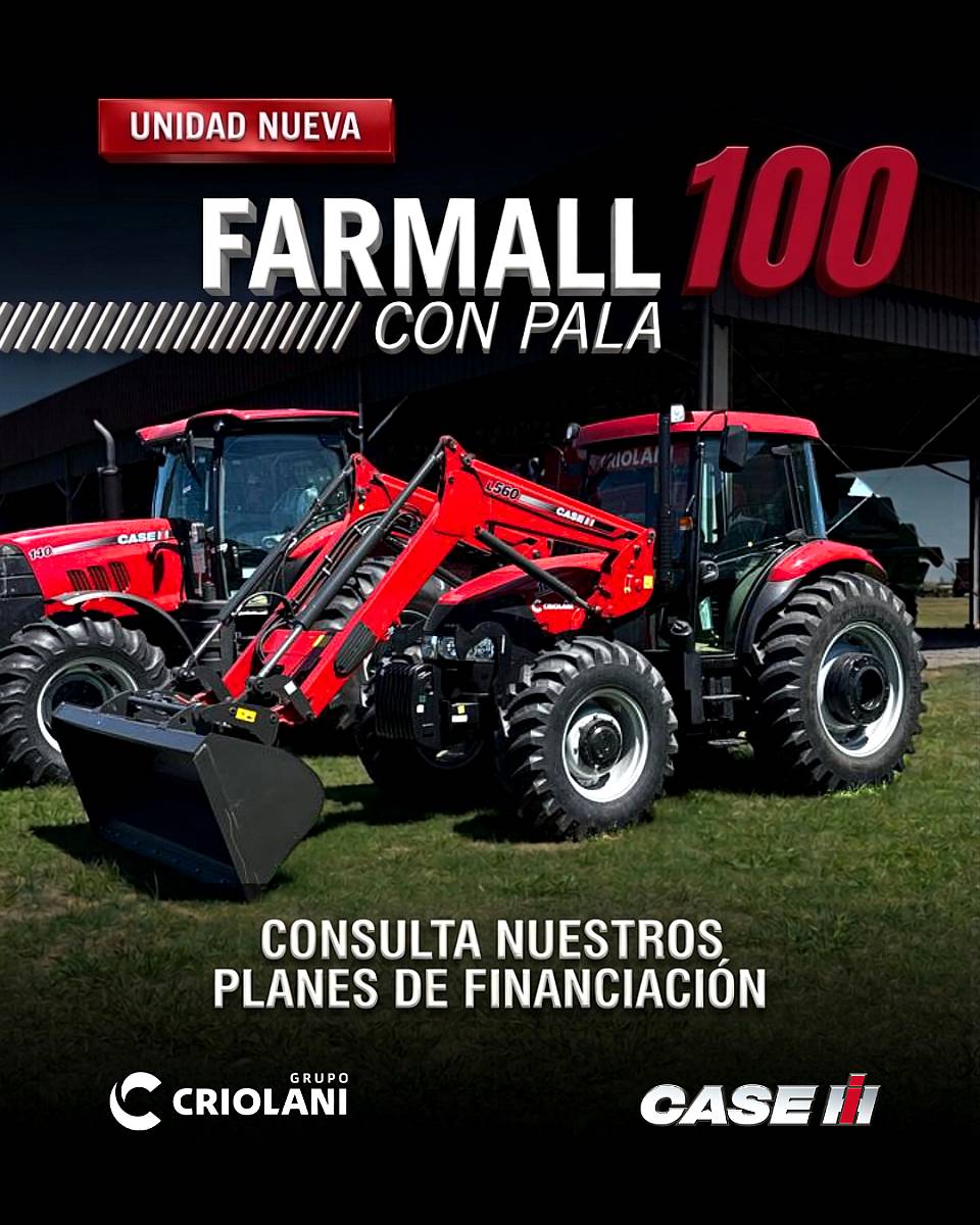 Case IH Farmall 100 con Pala Nuevo