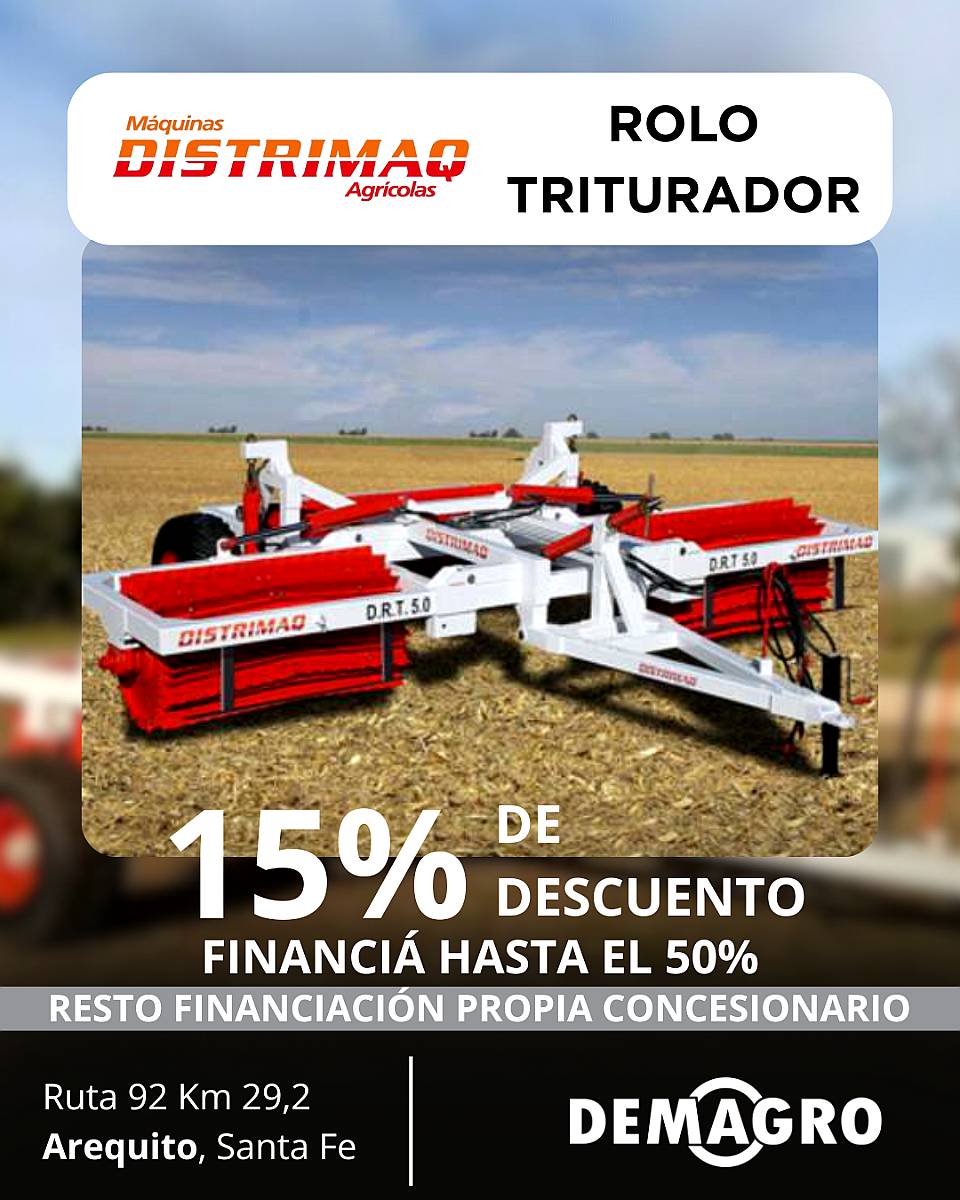 Rolo Triturador de Rastrojos