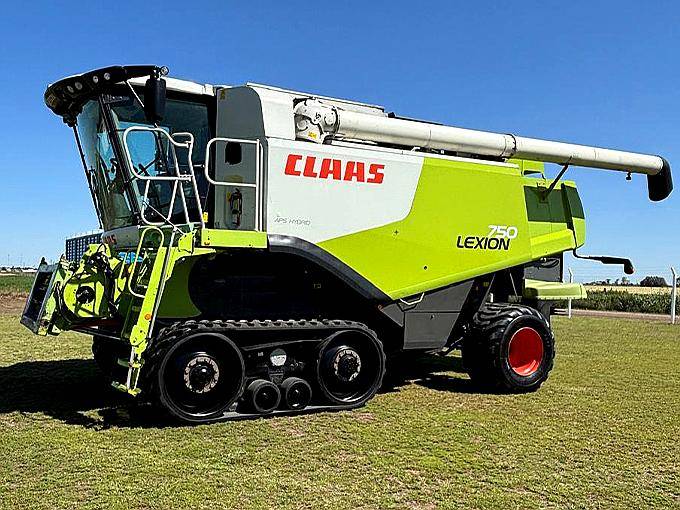 Cosechadora Claas Lexion 750 - año 2011 - Usada.