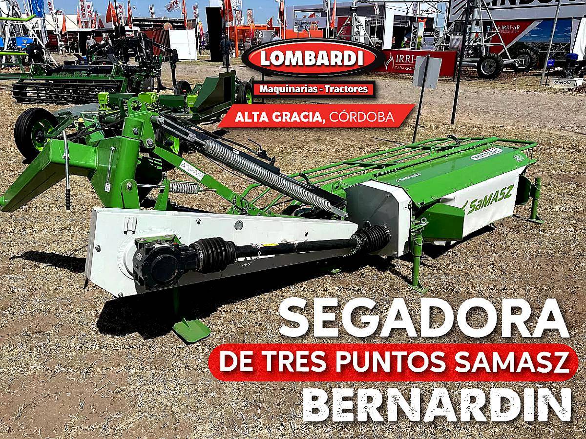 Segadora de 3 Puntos con Acondicionador Samasz - Disponible
