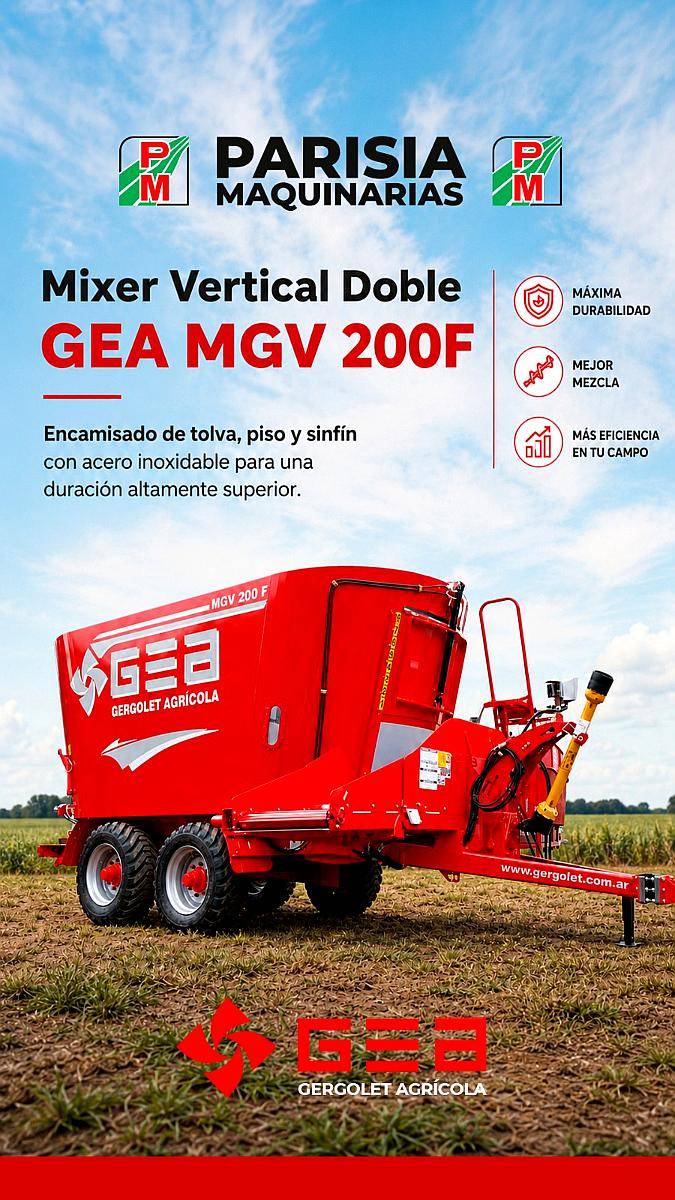 Mixer Vertical GEA Doble Mgv200f