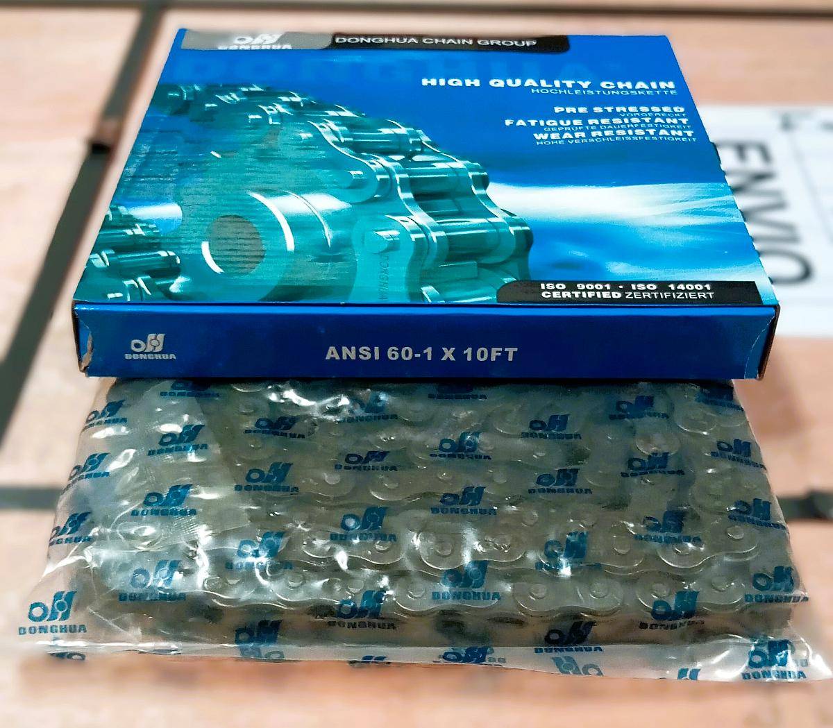 Cadena a Rodillos ASA 60 Simple Marca Donghua