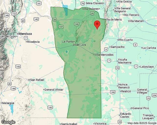 Vendo/permuto Campo 60 Has. a 15 km de Tilisarao.