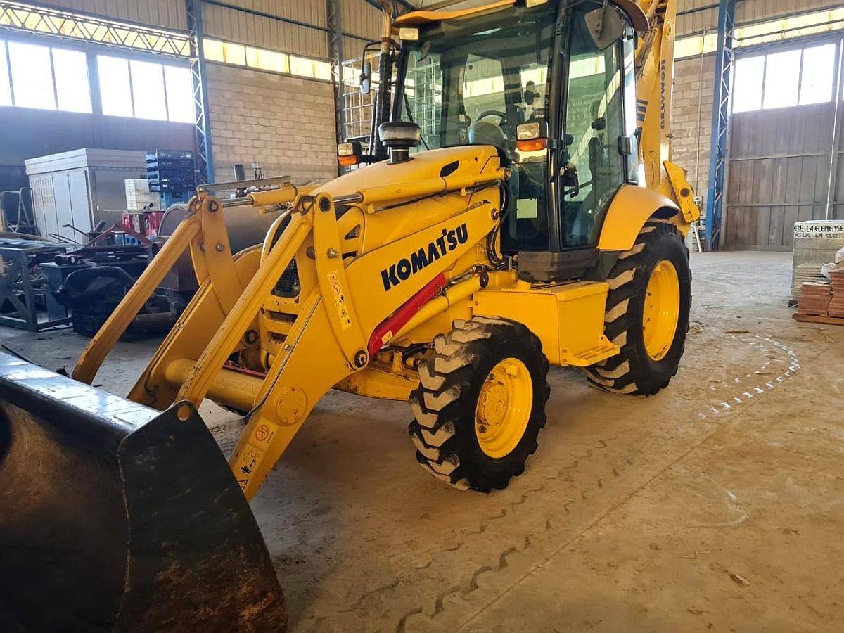 Retro Pala Komatsu Wb97r 2017 44