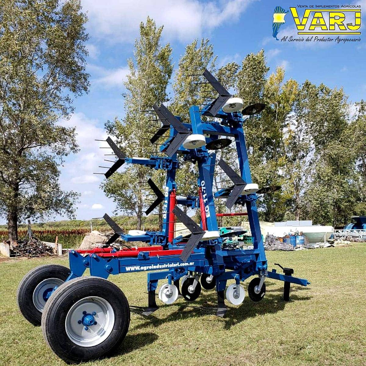 Carpidor Agroindustrial. Control Mecánico de Malezas 52/70cm