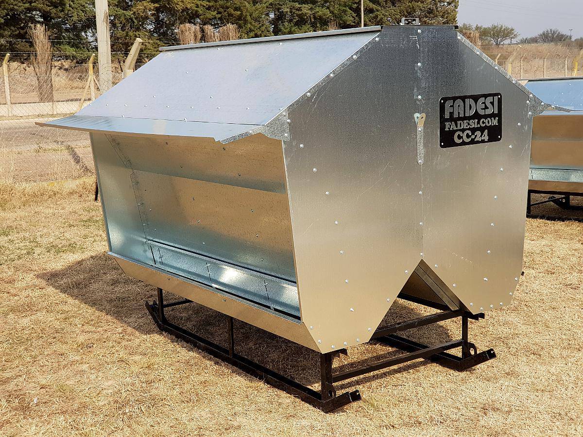 Comederos Autoconsumo de 3 TN Rectangular para Hacienda
