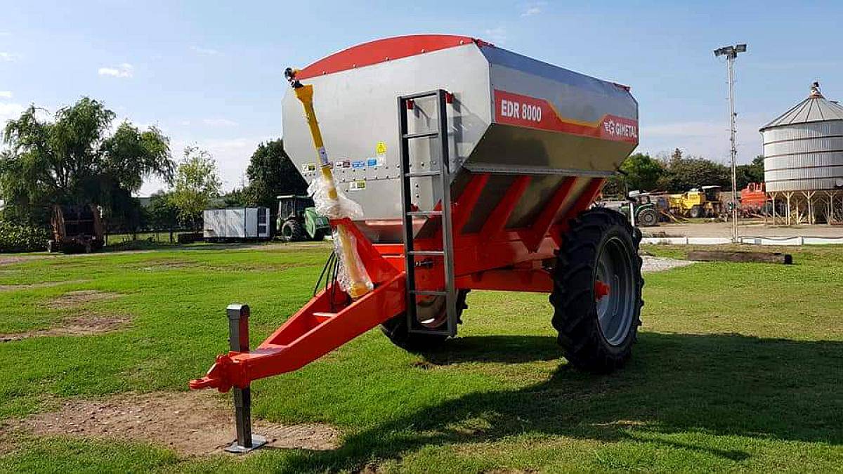 Fertilizadora Gimetal EDR 8000 Bidisco