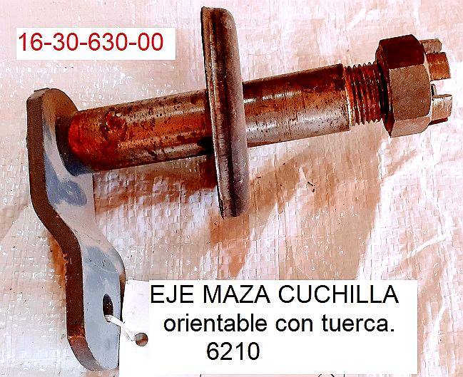 Eje Maza Cuchilla Orientable para Semb. Apache 6210. Stock 4