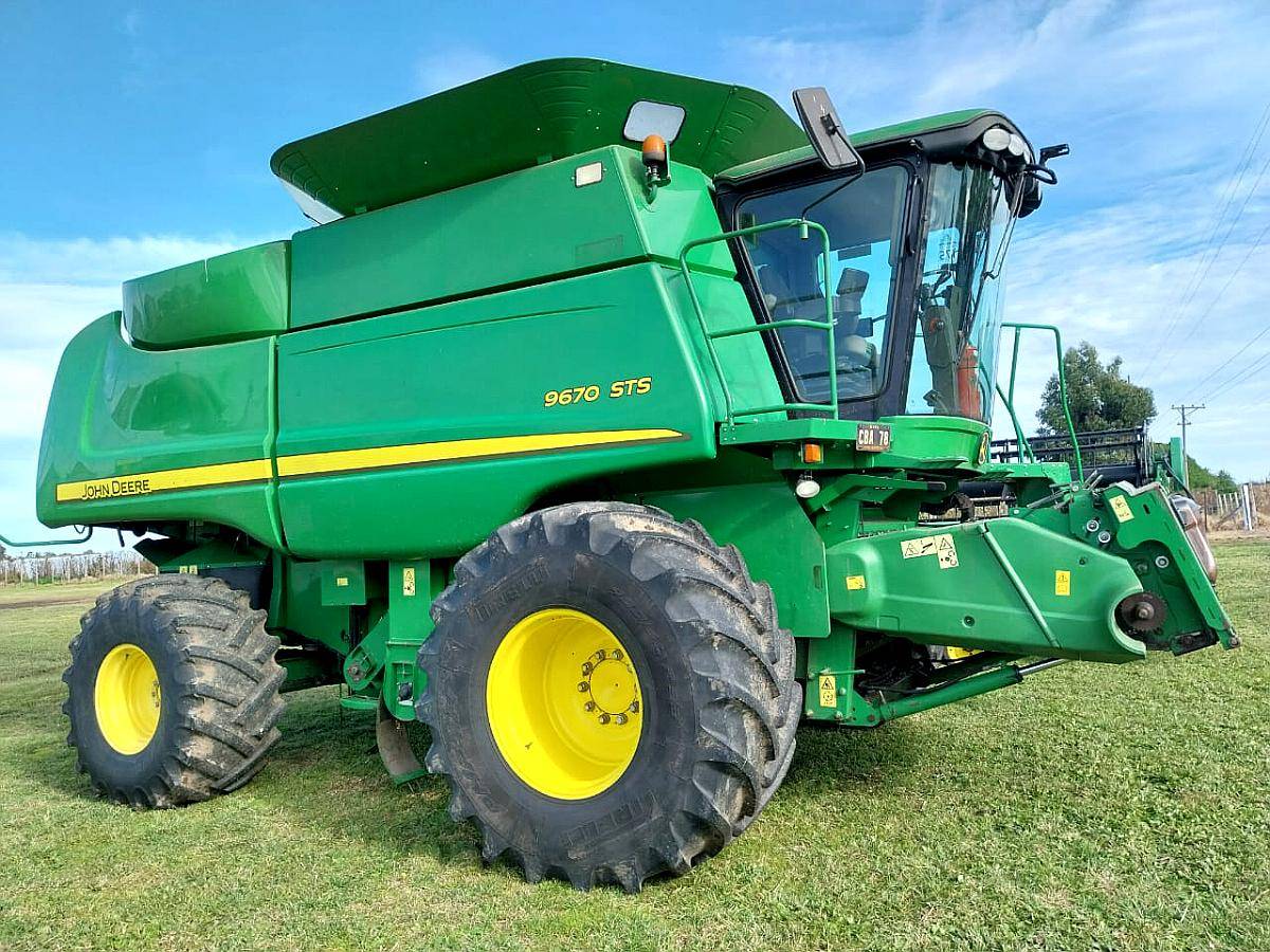 Cosechadora John Deere STS 9670 Plataforma 635f 2012.