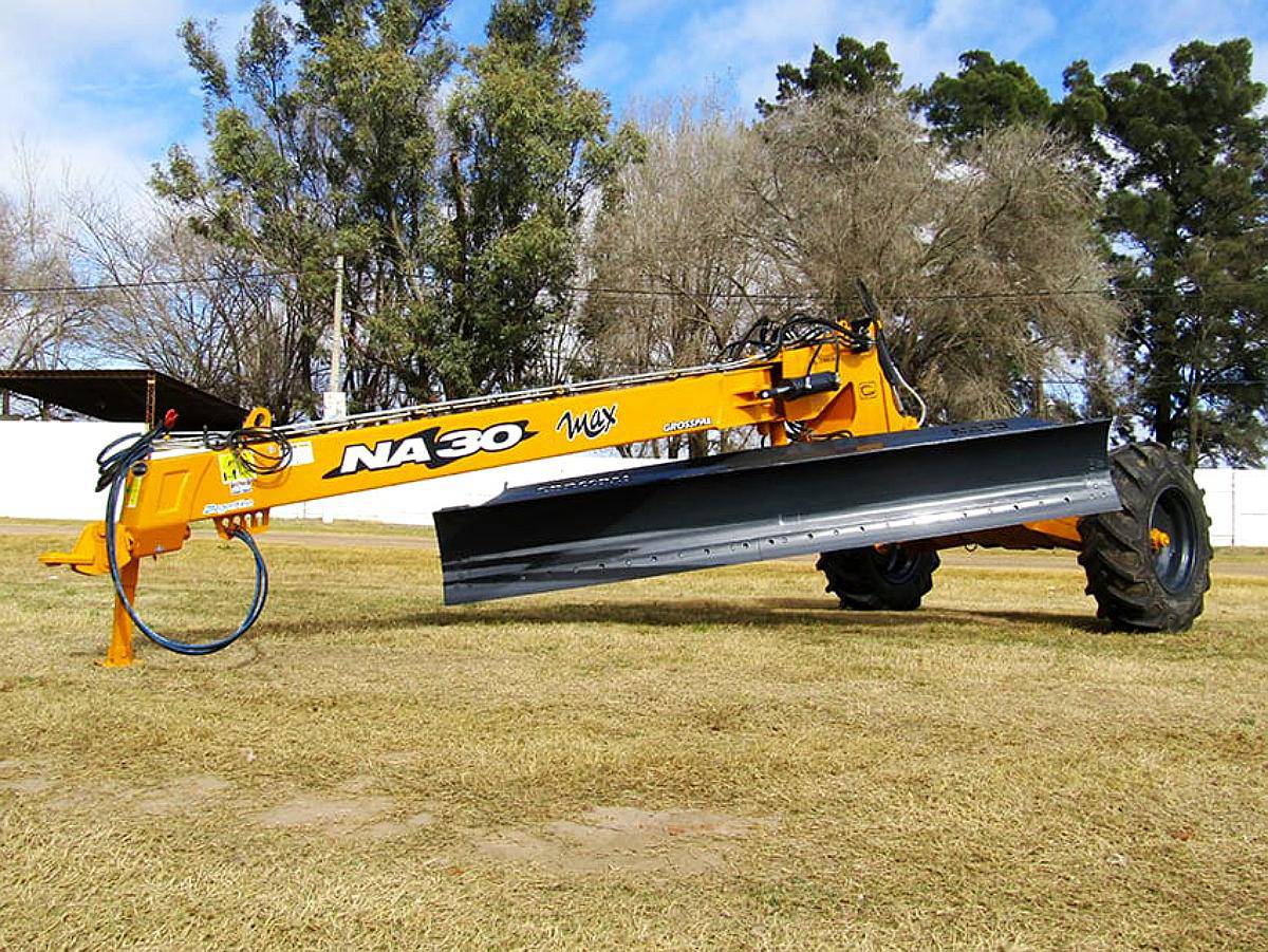 Pala Niveladora Grosspal NA 30 MAX de 4 Mts de Trabajo