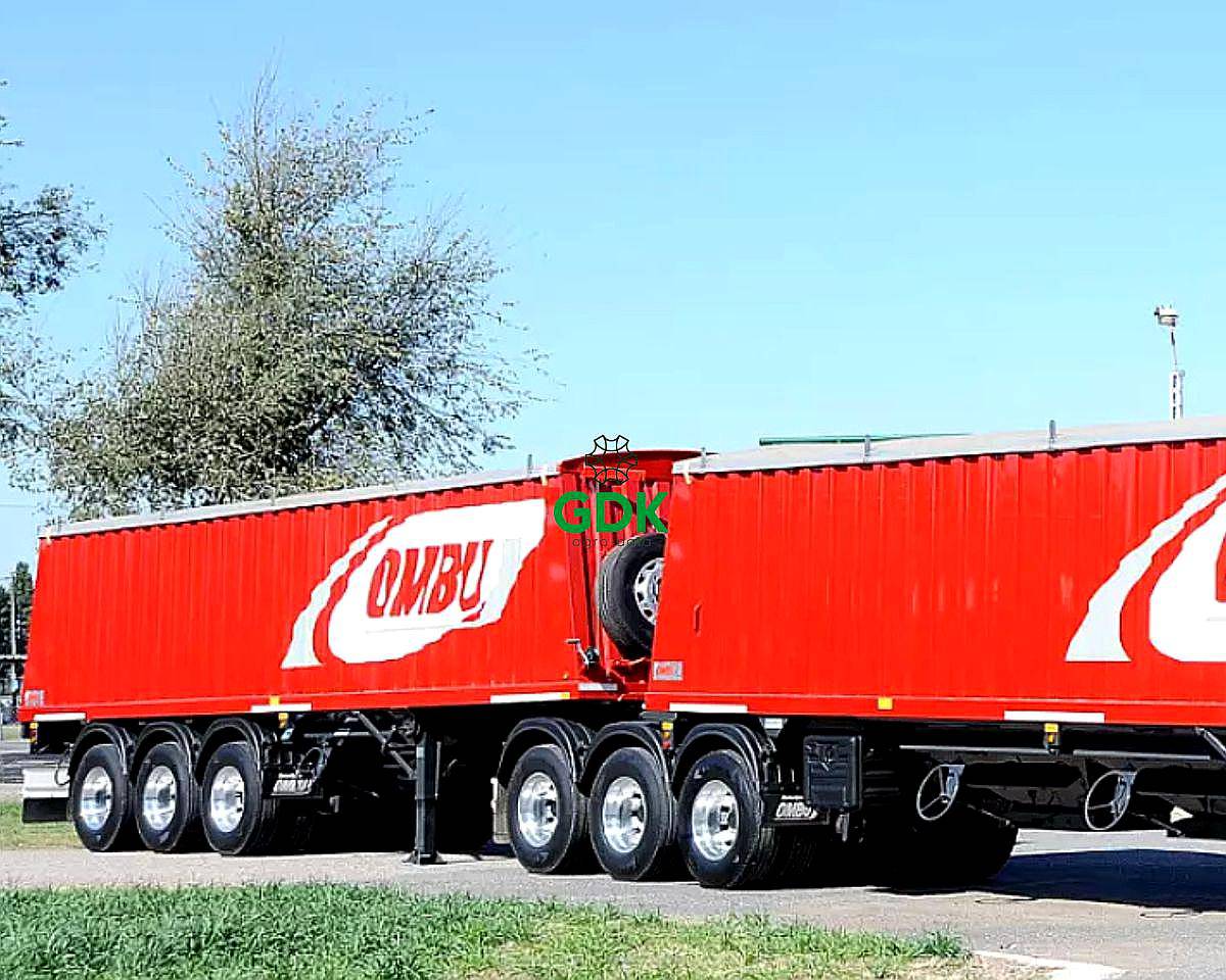 Semirremolque de 3 Ejes Tipo Tolva Cerealera 75 TN. Ombu.