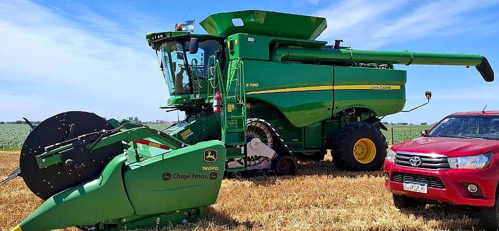 Cosechadora John Deere S790, año 2023