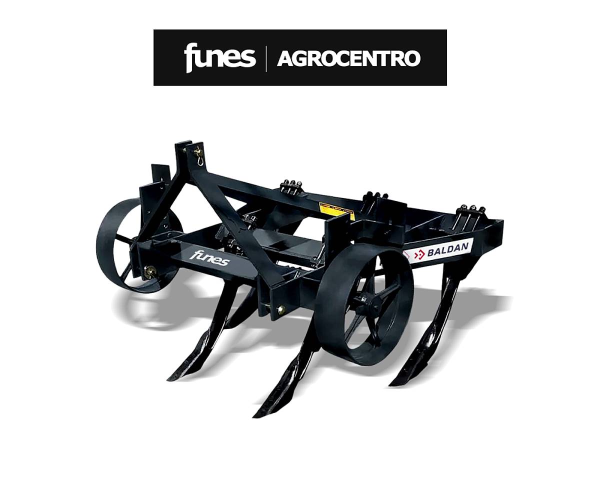 Arado Subsolador Tubular Hidráulico - Baldan Asth - Funes