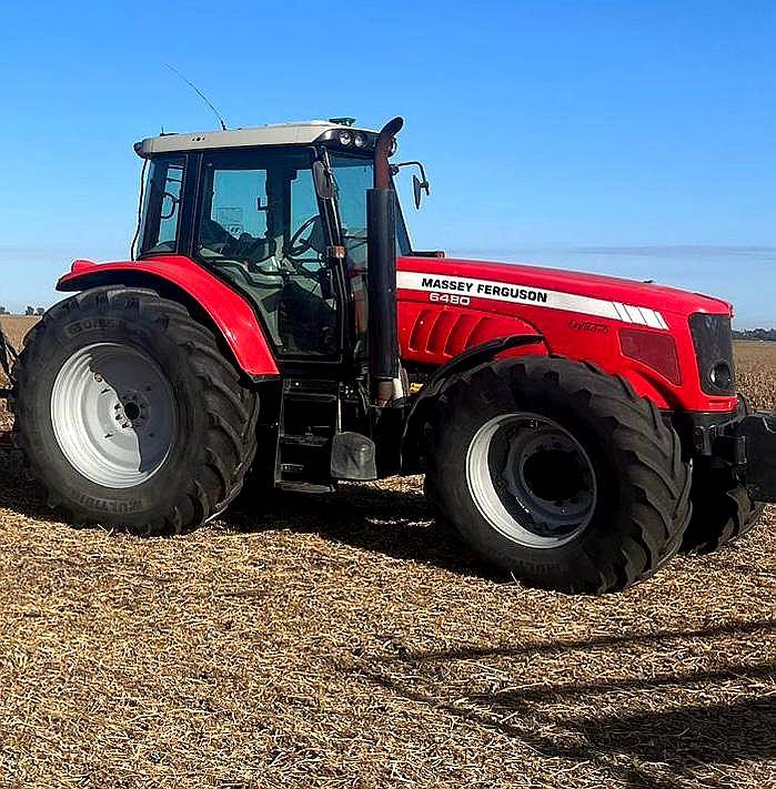Tractor Massey Fergusson 6480, 180 HP, año 2008, 8.200 Hs MO