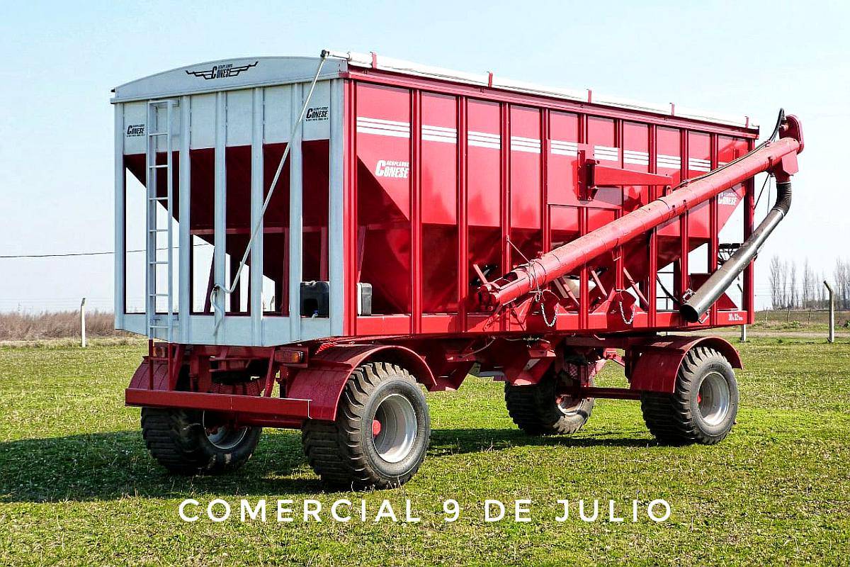 Acoplado Tolva Fertilizante 30tt Doble Cono Conese - Nuevo