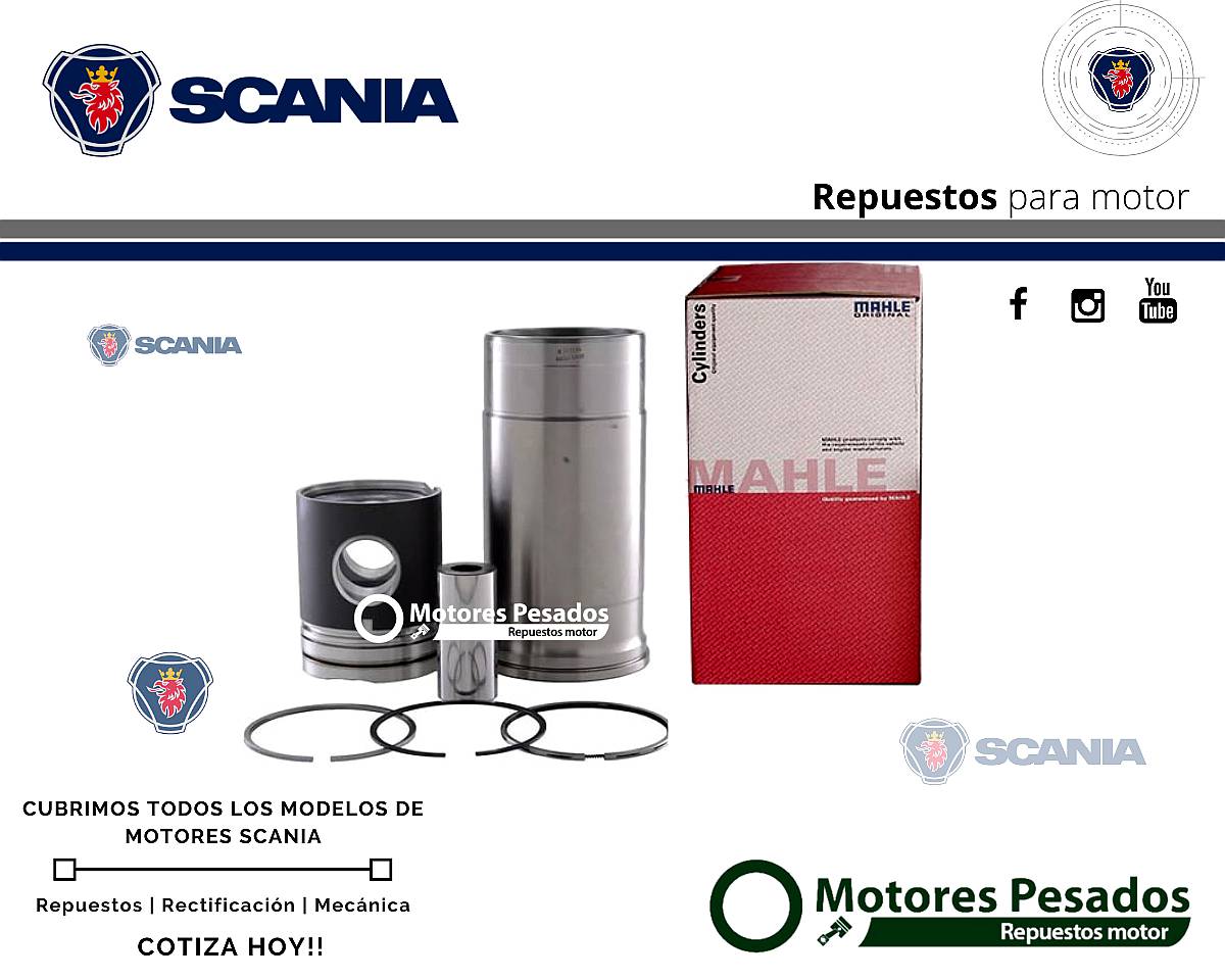 Piston para Scania 113 - DSC11 - 127mm
