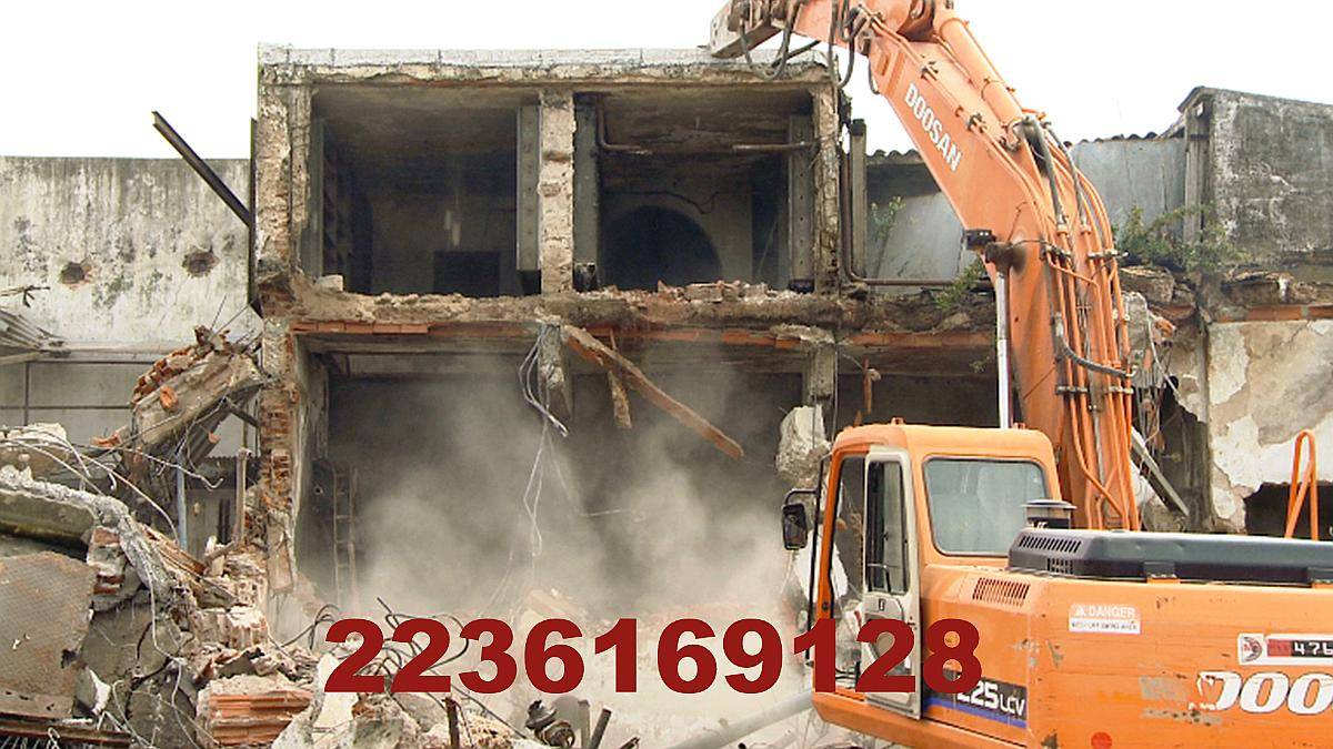 Empresa de Demoliciones + Retiro de Escombros