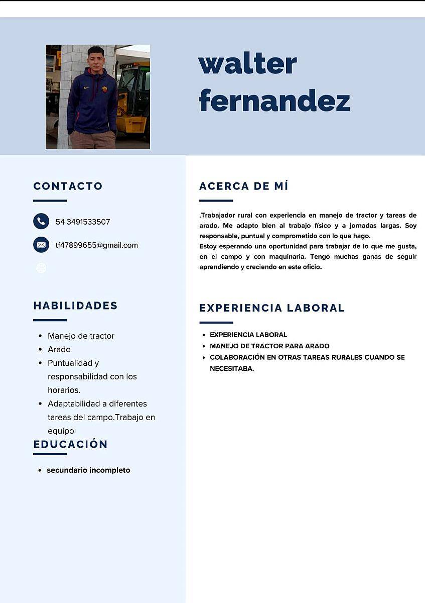 Hola, Cómo Están Estoy Buscando Trabajo en el Campo