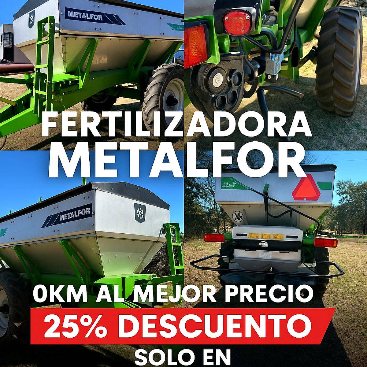 Fertilizadora Descuento Metalfor FSA 6000 H