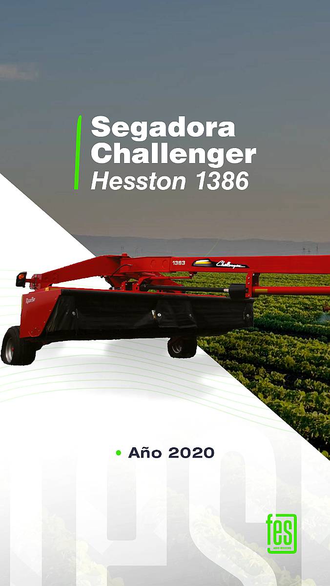 Segadora Challenger Hesston 1386 año 2020