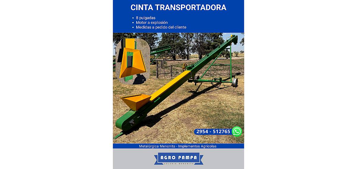 Cinta Transportadora de Semilla/fertilizante