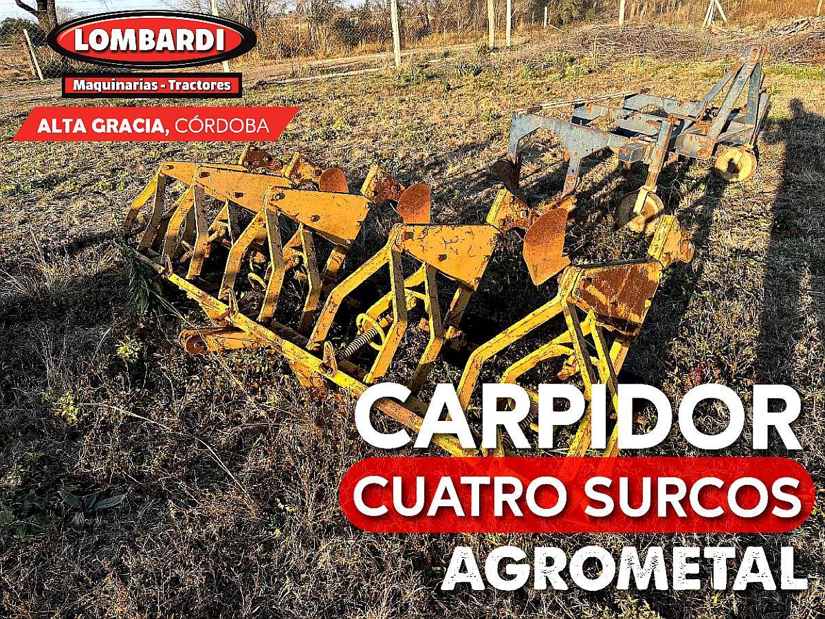 Carpidor Agrometal de 4 Surcos para Tres Puntos