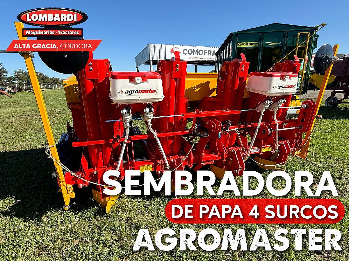 Sembradora de Papa Cuatro Surcos Nueva Agromaster