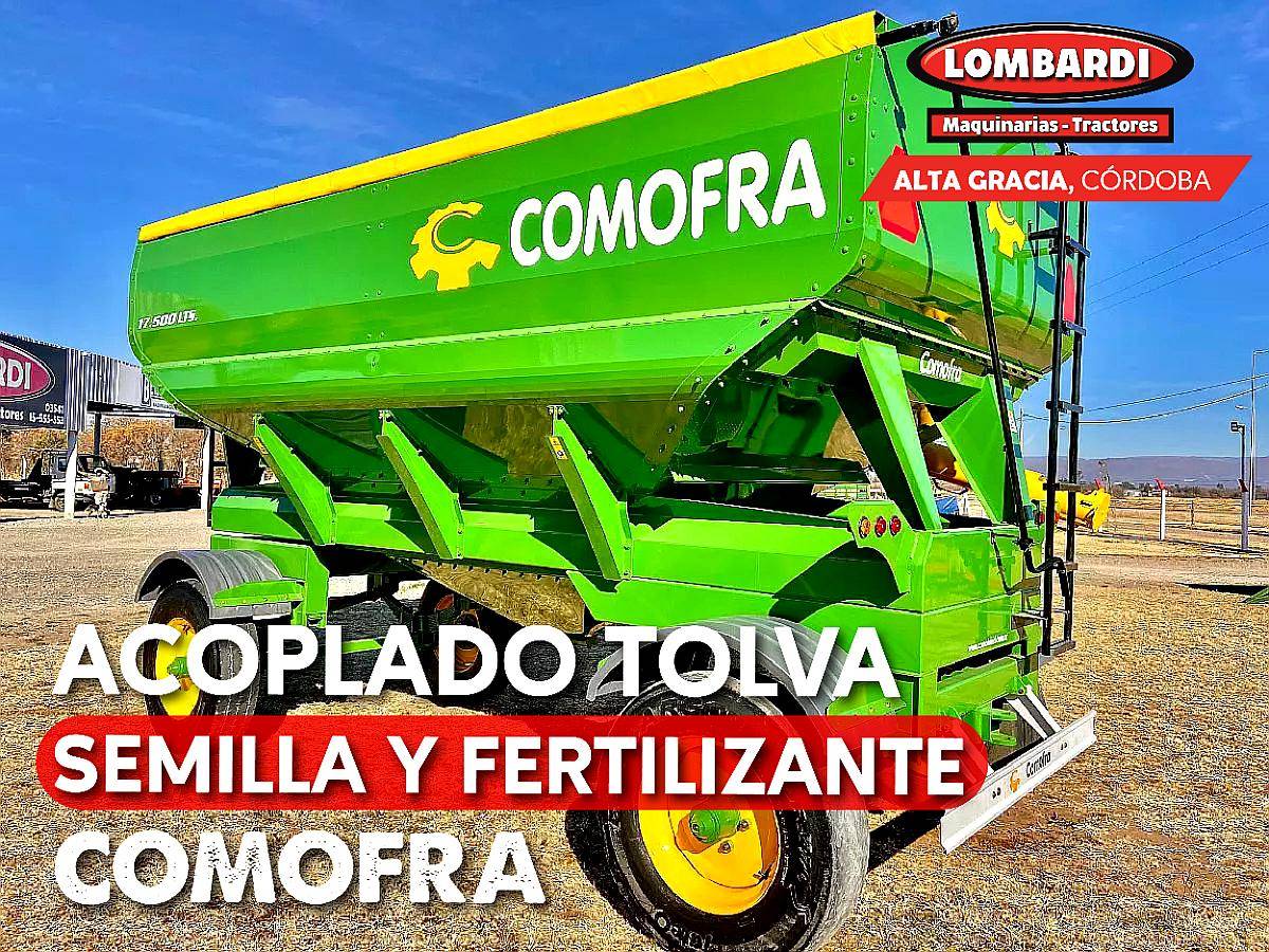 Acoplado Tolva 14tn Comofra para Semilla y Fert