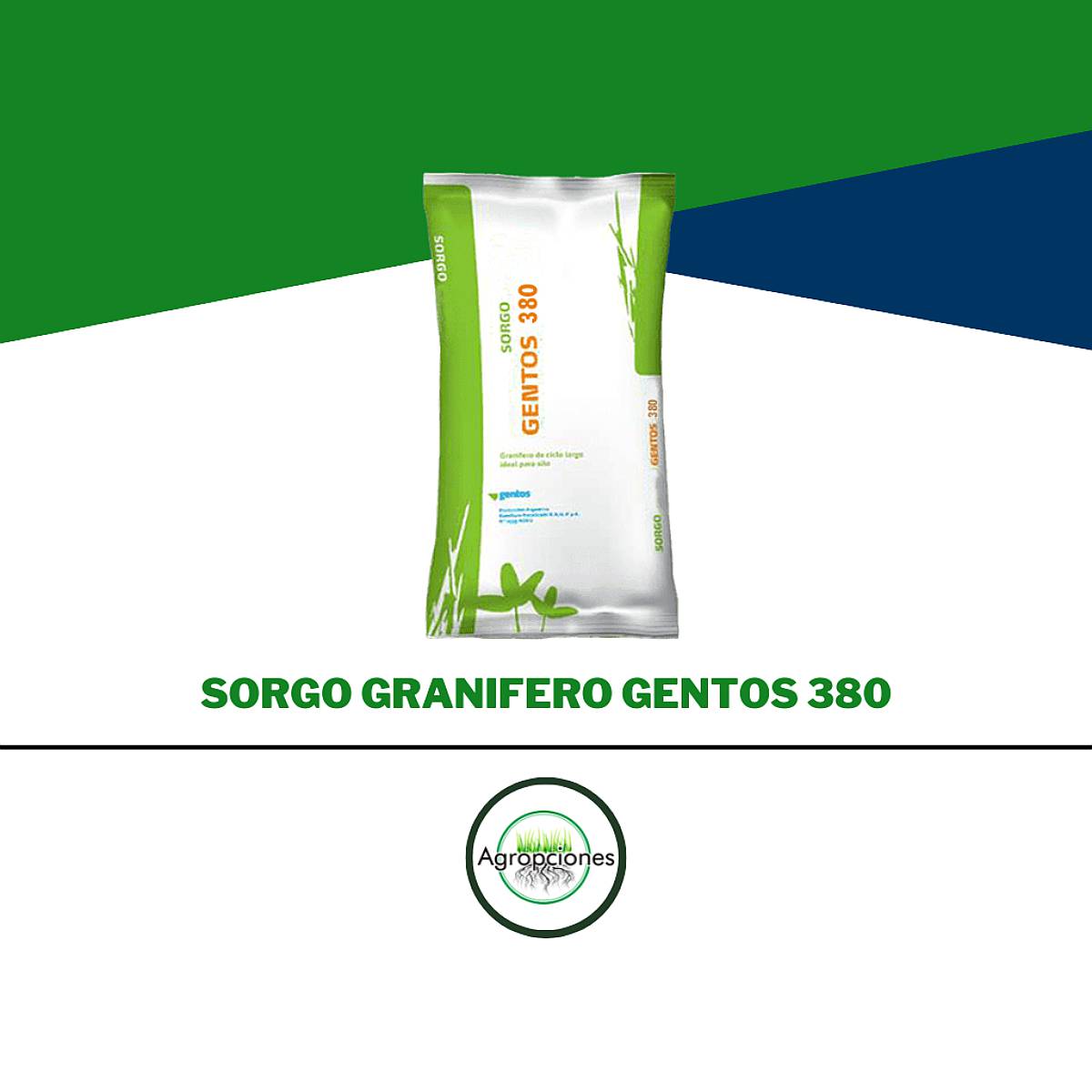 Semilla de Sorgo Gentos 380 - Semillero Gentos